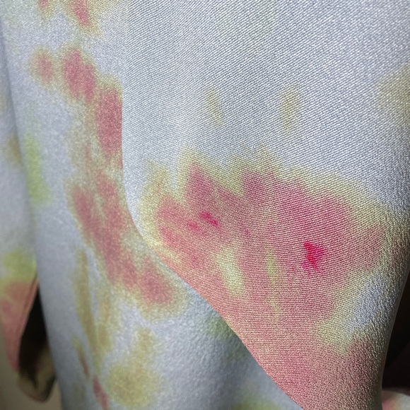 Vintage Anne Klein Open Front Tie-Dye Cardigan Size 14 - Picture 2 of 7